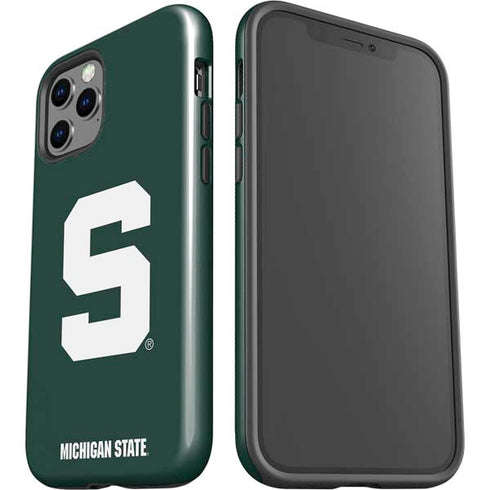 Michigan State University Spartans S iPhone 12 Pro Impact Case
