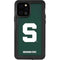 Michigan State University Spartans S iPhone 12 Pro Waterproof Case