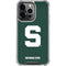 Michigan State University Spartans S iPhone 13 Pro Clear Case