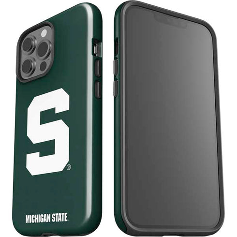 Michigan State University Spartans S iPhone 13 Pro Max Impact Case