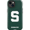 Michigan State University Spartans S iPhone 15 Plus Impact Case