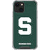 Michigan State University Spartans S iPhone 14 Plus Clear Case