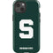 Michigan State University Spartans S iPhone 14 Impact Case