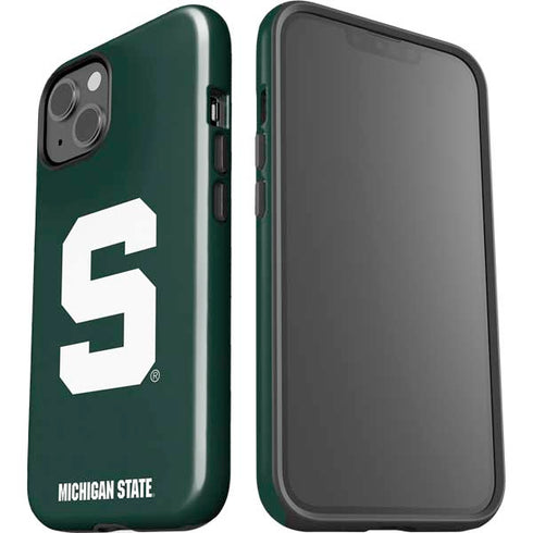 Michigan State University Spartans S iPhone 14 Impact Case