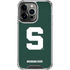 Michigan State University Spartans S iPhone 14 Pro Clear Case