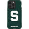 Michigan State University Spartans S iPhone 14 Pro Impact Case