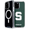 Michigan State University Spartans S iPhone 14 Pro Max MagSafe Case