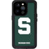Michigan State University Spartans S iPhone 14 Pro Waterproof Case