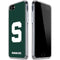 Michigan State University Spartans S iPhone SE (2nd & 3rd Gen) Clear Case