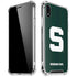 Michigan State University Spartans S iPhone XR Clear Case
