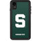 Michigan State University Spartans S iPhone XR Waterproof Case