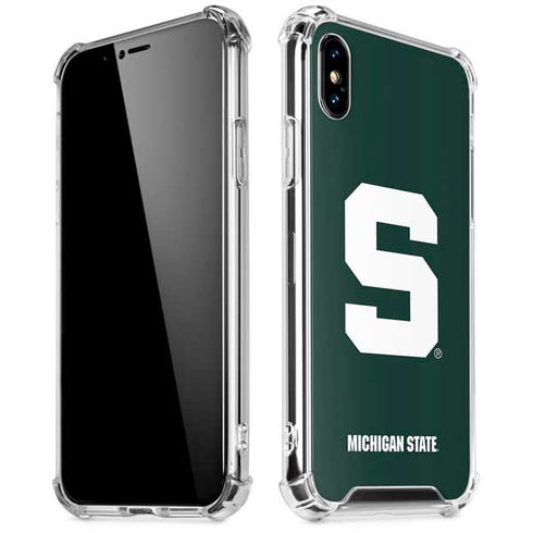 Michigan State University Spartans S iPhone XS Max Clear Case