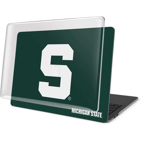 Michigan State University Spartans S MacBook Pro 13in (2020) Case plus Skin