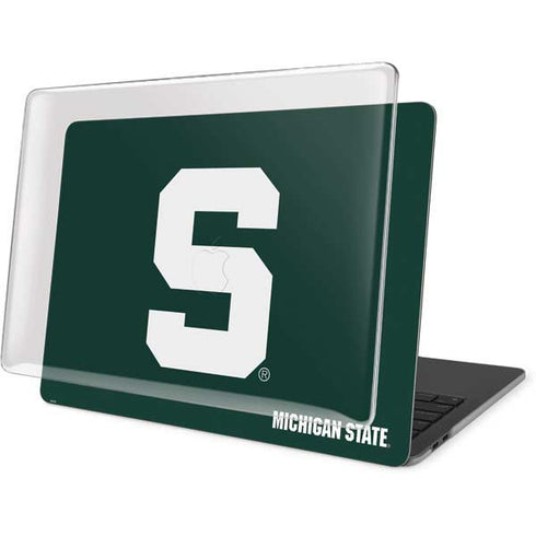 Michigan State University Spartans S MacBook Pro 15in (2016-19) Case plus Skin