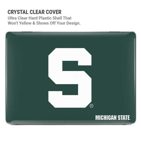 Michigan State University Spartans S MacBook Pro 16in (2021-25) Case plus Skin