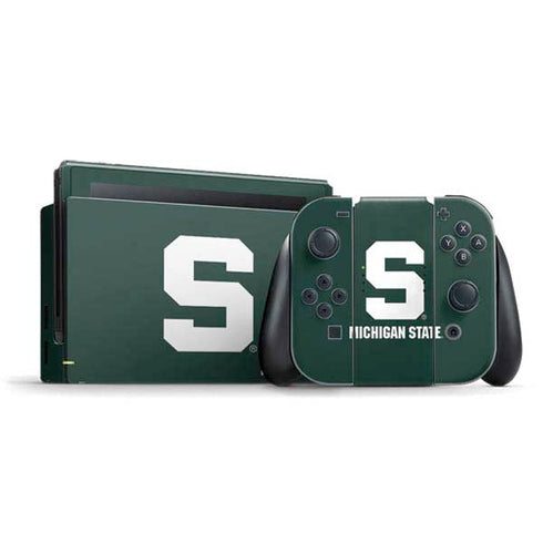 Michigan State University Spartans S Nintendo Switch Bundle Skin
