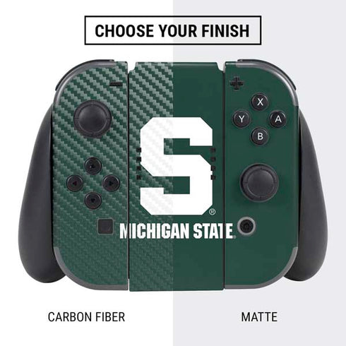 Michigan State University Spartans S Nintendo Switch Bundle Skin