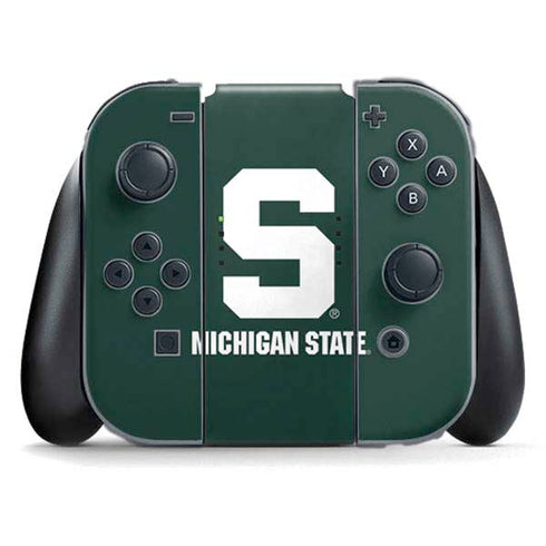 Michigan State University Spartans S Nintendo Switch (2017-2021) Joy-Con Controller Skin