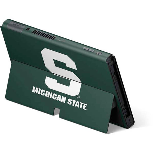 Michigan State University Spartans S Nintendo Switch OLED (2021) Skin