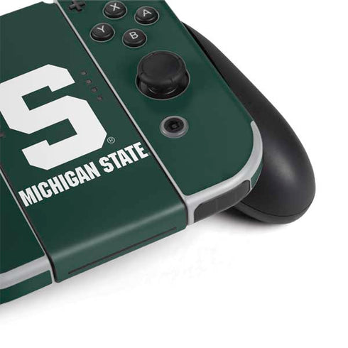 Michigan State University Spartans S Nintendo Switch OLED (2021) Skin