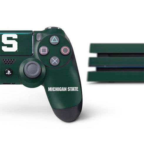 Michigan State University Spartans S PS4 Pro Bundle Skin