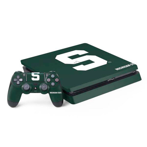 Michigan State University Spartans S PS4 Slim Bundle Skin