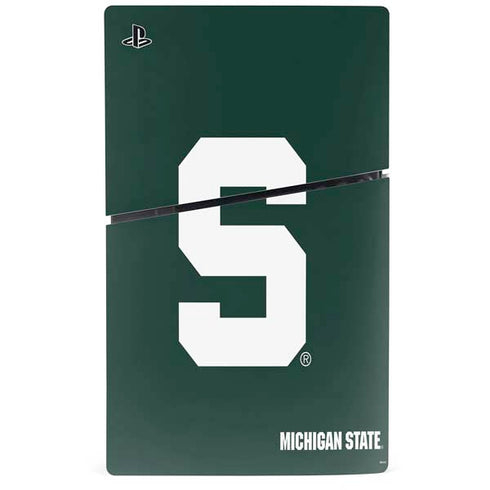 Michigan State University Spartans S PS5 Slim Disk Bundle Skin