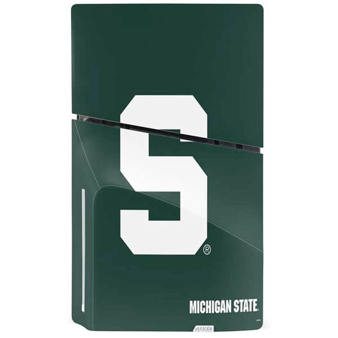 Michigan State University Spartans S PS5 Slim Disk Bundle Skin