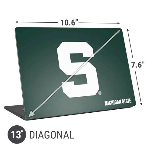 Michigan State University Spartans S Universal Laptop 13in (10.6 x 7.6in) Skin