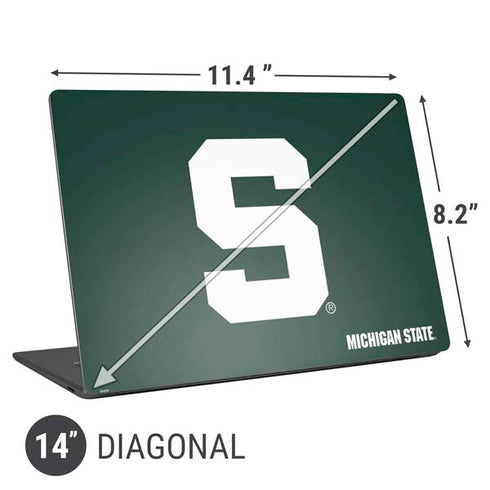 Michigan State University Spartans S Universal Laptop 14in (11.4 x 8.2in) Skin