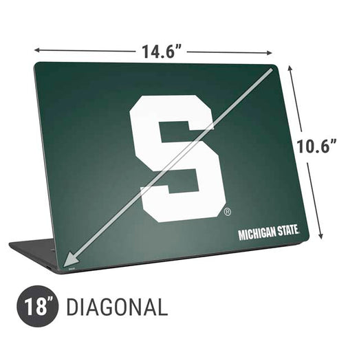 Michigan State University Spartans S Universal Laptop 18in (14.6 x 10.6in) Skin