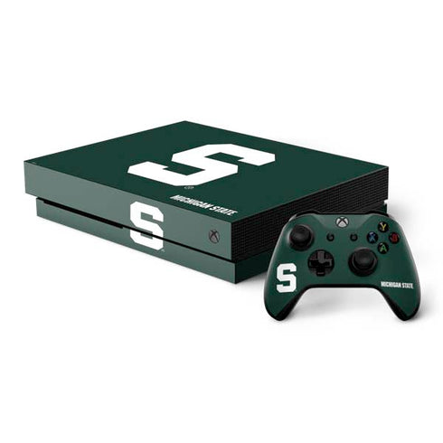 Michigan State University Spartans S Xbox One X Bundle Skin