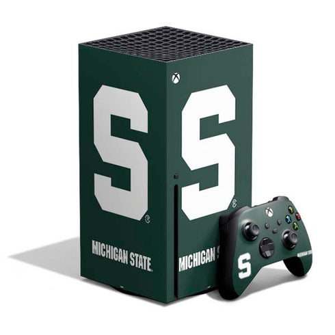 Michigan State University Spartans S Xbox Series X Bundle Skin