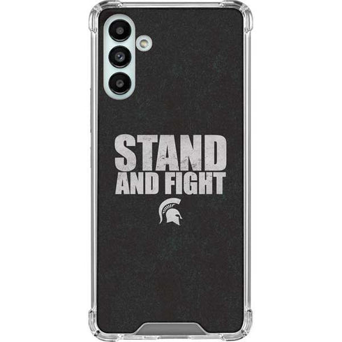 Michigan State University Stand and Fight Galaxy A13 5G Clear Case