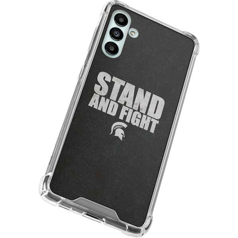 Michigan State University Stand and Fight Galaxy A13 5G Clear Case