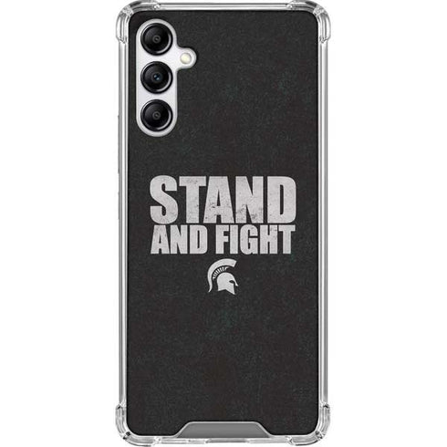 Michigan State University Stand and Fight Galaxy A14 5G Clear Case