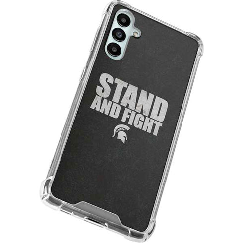 Michigan State University Stand and Fight Galaxy A14 5G Clear Case