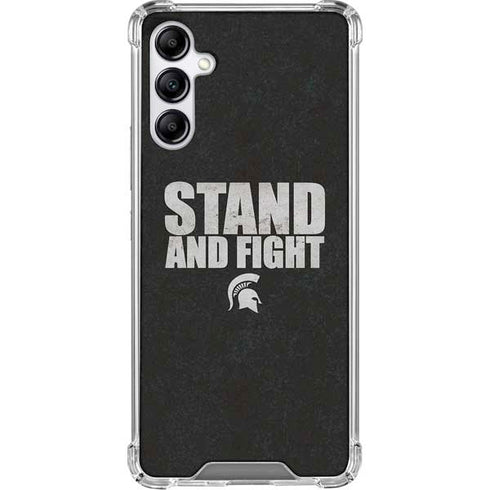 Michigan State University Stand and Fight Galaxy A15 5G Clear Case
