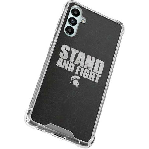 Michigan State University Stand and Fight Galaxy A15 5G Clear Case