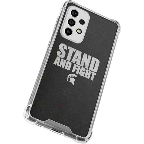 Michigan State University Stand and Fight Galaxy A33 5G Clear Case