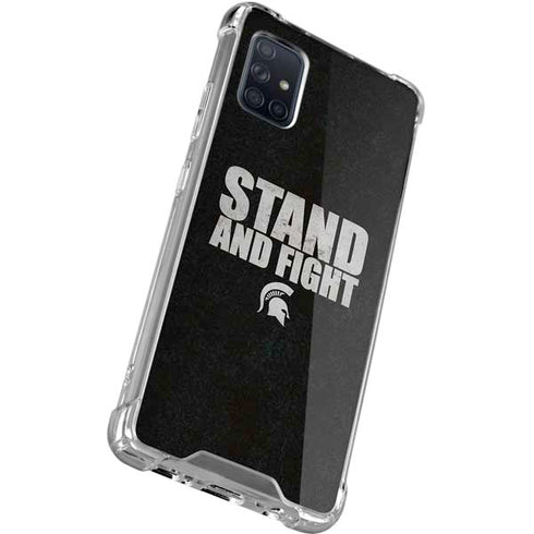 Michigan State University Stand and Fight Galaxy A51 5G Clear Case