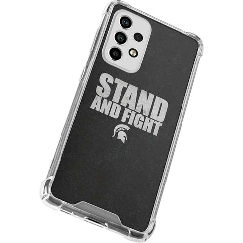 Michigan State University Stand and Fight Galaxy A53 5G Clear Case