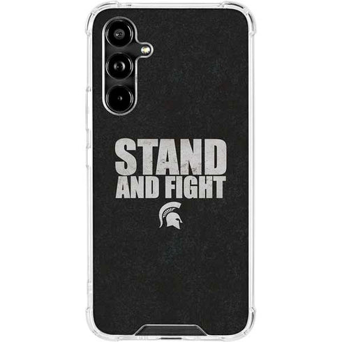 Michigan State University Stand and Fight Galaxy A54 5G Clear Case