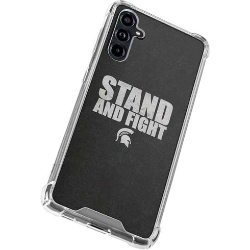 Michigan State University Stand and Fight Galaxy A54 5G Clear Case