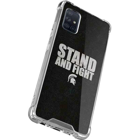 Michigan State University Stand and Fight Galaxy A71 5G Clear Case