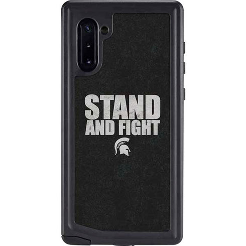 Michigan State University Stand and Fight Galaxy Note 10 Waterproof Case