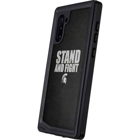 Michigan State University Stand and Fight Galaxy Note 10 Waterproof Case