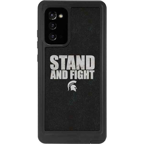 Michigan State University Stand and Fight Galaxy Note20 5G Waterproof Case