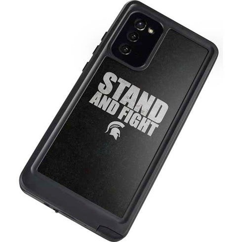 Michigan State University Stand and Fight Galaxy Note20 5G Waterproof Case