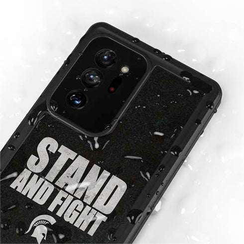 Michigan State University Stand and Fight Galaxy Note20 Ultra 5G Waterproof Case